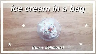 homemade ICE CREAM in a BAG recipe