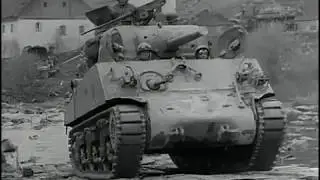 WW2: US Army Moving Through Town & German Surrender in Neuenfelde, Germany (1945)