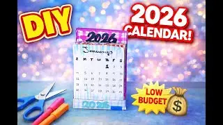 DIY Calendar 2026 | Easy Handmade Desk Calendar | Low Budget Craft Idea