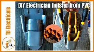 HOW MAKE DIY ELECTRICIAN HOLSTER FROM PVC | TB Electricals