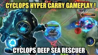 MOBILE LEGENDS GAMEPLAY - CYCLOPS HYPER CARRY!