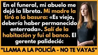 Esta libreta debía quedar enterrada: mamá tiró el regalo del abuelo, pero el banco...