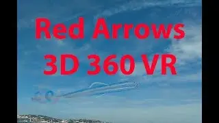The Red Arrows in 3D 360 VR with Cockpit Audio Full Show Torbay Air Show 2019