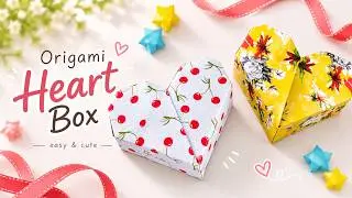 How to Make Origami Heart Box --- Valentine's Day