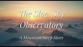 The Slow Sky Observatory 🌌 A Mountain Sleep Story for Deep Rest