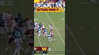 Jahan Dotson Game Winning Touchdown Jaguars vs Washington