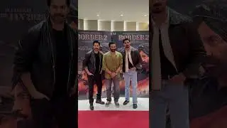 Border 2 Movie Success Meet Up | Sunny Deol,Varun Dhawan,Sonam, Ahan shetty!! #ytshorts #border2