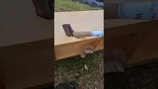 🪵🚫This is some seriously fake wood, it must be destroyed, before recycling🚫🪵 #fake #wood #shorts