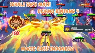 DIJANG BINTANG 4! SEKALI SAPU HILANG SEMUA! || Magic Chess Go Go Indonesia