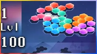 Run Words - Gameplay Walkthrough - Levels 1-100 ( Hexa Puzzle )