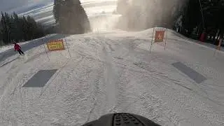 Černá hora - Janské Lázně - Pod kabinou Artificial snowing run.
