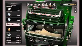 [ETS2]Euro Truck Simulator 2 Tuning Mega Store for Scania R  v 1.5 Part I