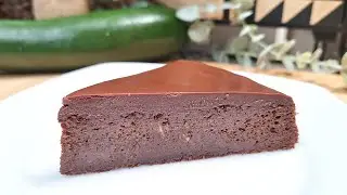 G&acirc;teau chocolat courgette - Moelleux, fondant et sans gluten!