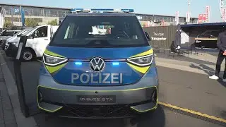 Volkswagen ID. Buzz GTX Long Wheel Base Police Combi Van (2025) Exterior and Interior