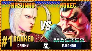 STEET FIGHTER 6 🔥 Kazunoko (CAMMY) vs KoKeC. (E.HONDA) 🔥 High Level SF6 Gameplay