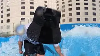 X4 Insta360 Las Vegas Surf Planet Hollywood Resort FlowRider Water Attraction Ride 8k 2024