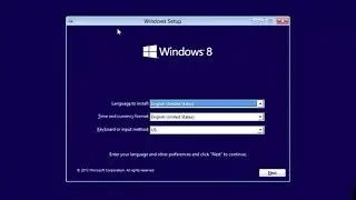 How to Install Windows 8