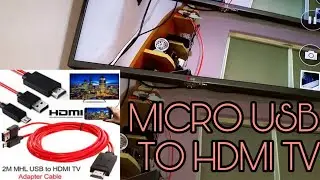 Кабель Micro USB - HDMI для телевизора HD 1080, MHL, FHD, для подключения телефона к телевизору - AliExpress 📱🖥