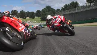 MotoGP 20 PS4 pro gameplay with Andrea Dovizioso