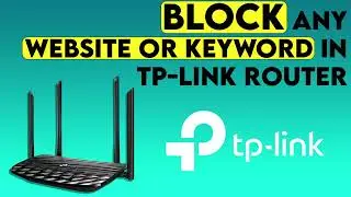 How to Block Website in TP-Link Router | How to Block keyword in TP-Link Router
