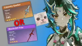 CALAMITY QUELLER Vs BLACKCLIFF POLE XIAO Damage Comparison | Genshin Impact