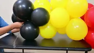 Mickey Mouse Theme Birthday  Party Decoration at Home| Balloon Decoration