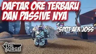 DAFTAR ORE TERBARU BESERTA PASSIVE NYA DI THE FORGE