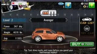 Drag Racing 4x4 All Cars/Car List [Android]