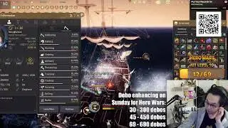 Deboreka enhancing for !herowars on sunday !fractal !bdoworkshop