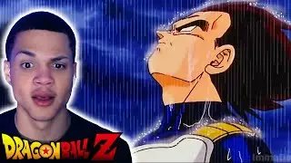 VEGETA IN THE RAIN Dragon Ball Z REACTION!! (Japanese)