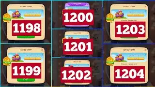 Township Colorful Puzzle Levels 1198, 1199, 1200, 1201, 1202, 1203, 1204