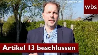 Rat stimmt f&uuml;r Artikel 13 / Artikel 17 - Wieso stimmen die Agrarminister ab? | RA Christian Solmecke