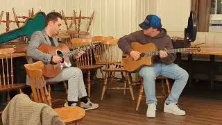 Dennis Pol & Henry Acker   Jamming at Django in June 2022
