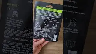 Garnier black serum Charcoal sheet Mask #shorts #ytshorts #beauty #skincare #sheetmask #garnier