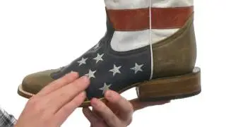 Roper American Flag Square Toe Boot SKU:#8366042