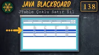 137 JavaBlackboard Java Swing Tutorial: Adding and Deleting Multiple Data to JTable Dynamically