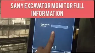 SANY SY870 EXCAVATOR MONITOR TUTORIAL, SANY EXCAVATOR MONITOR FULL DETAILS INFORMATION,MONITOR REVIE