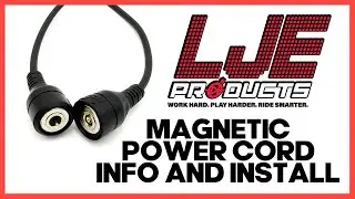 Установка магнитного кабеля питания/Информация о нём &mdash; LJE Products