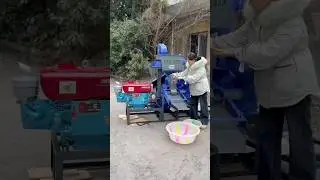5in1 commercial rice mill with 22hp Diesel engine,capacity:600kg/hour.