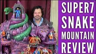 Super7 Snake Mountain Playset Review! (Masters of the Universe Classics MOTUC He-Man action figures)