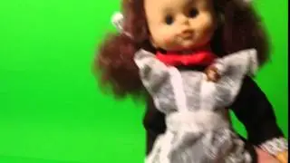 VINTAGE USSR DOLL IN OLD SCHOOL UNIFORM large! 22''