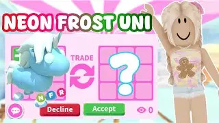 Trade my NEON FROST UNICORN for this MEGA in Adopt Me!?