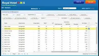 Karibu hotel software  Payroll management
