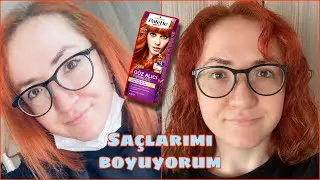 SAÇLARIMI BOYUYORUM | Palette 7-77 Yoğun Bakır