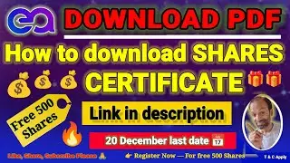 Elatom shares certificate pdf. Download process. @problemcare