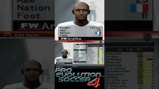 Manchester City Full Squad in PES 4 &ndash; Full Team & Player Stats | Pro Evolution Soccer 4