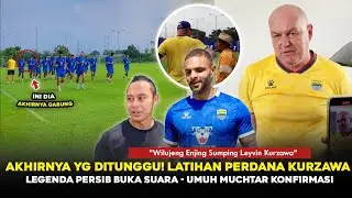 LATIHAN PERDANA LEYVIN KURZAWA❗Atep Sampai Bereaksi Begini😱Bojan Ingatkan Persib ~ Persib Bobotoh