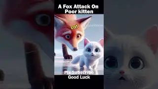 Terrifying Fox Attack on Helpless Kitten 😱🐱AI Cat Story - Heartwarming and Funny Tales  #catmeowing