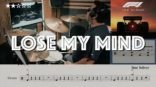 Don Toliver - Lose My Mind (feat. Doja Cat) [From F1® The Movie] | Drum Score | ★★☆☆☆ | 1$
