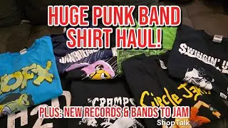 New Records & Huge Punk T-Shirt Haul!